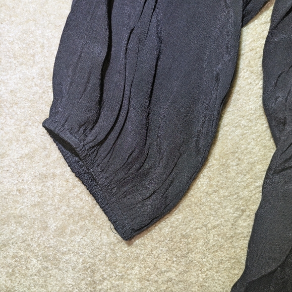 Black Ruffle Top - Picture 5 of 11